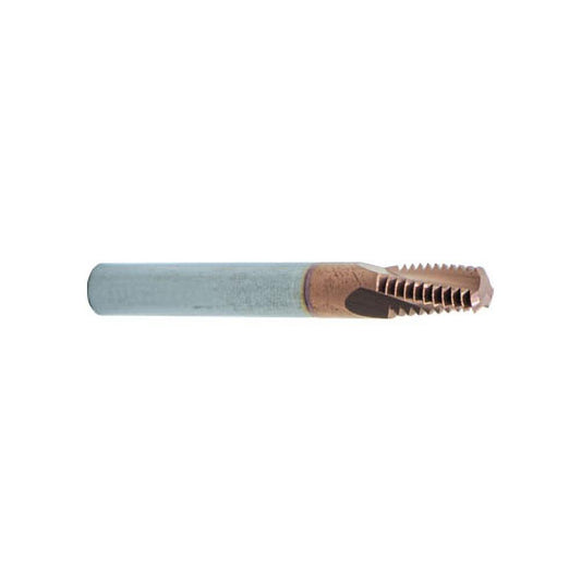 Carmex MT0312C0618NPTF Helical Flute Thread Mill 1/4-183/8-18, Internal & External, 3 Flute, 0.3125" Shank Dia, Solid Carbide