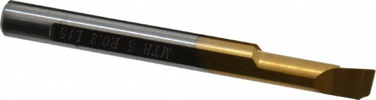 Carmex MTR5R0.2L15 Boring Bar 0.2000" Min Bore, 0.5900" Max Depth, Right Hand, 0.1570" Shank Dia, Solid Carbide