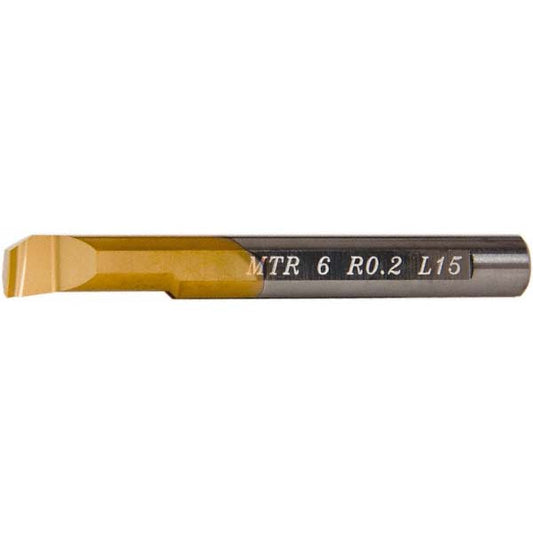 Carmex MTR6R0.2L15 Boring Bar 0.2400" Min Bore, 0.5900" Max Depth, Right Hand, 0.2756" Shank Dia, Solid Carbide