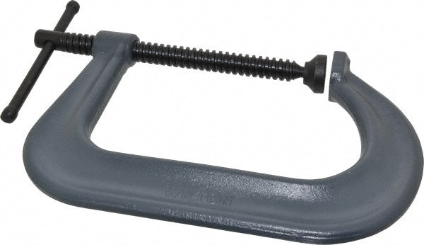 Wilton 14375 C-Clamp 6" Max Opening, 5" Throat Depth, Forged Steel