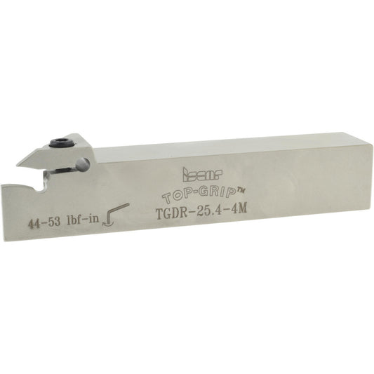 Iscar 2850108 Indexable Grooving Toolholder TGDR 25.4-4M, External, Right Hand
