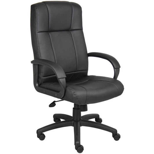 Boss Office Products B7901 Task Chair  Vinyl,  Adjustable Height,  Black