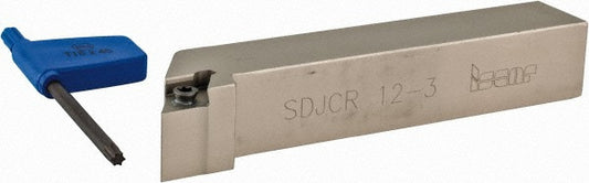 Iscar 3600897 Indexable Turning Toolholder SDJCR 12-3, Screw