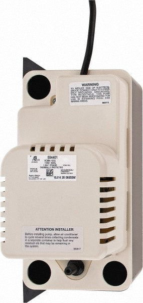 Little Giant Pumps 554401 1/2 Gallon without Safety Switch Tank Capacity, 115 Volt, 15 Shutoff Pump, Condensate System