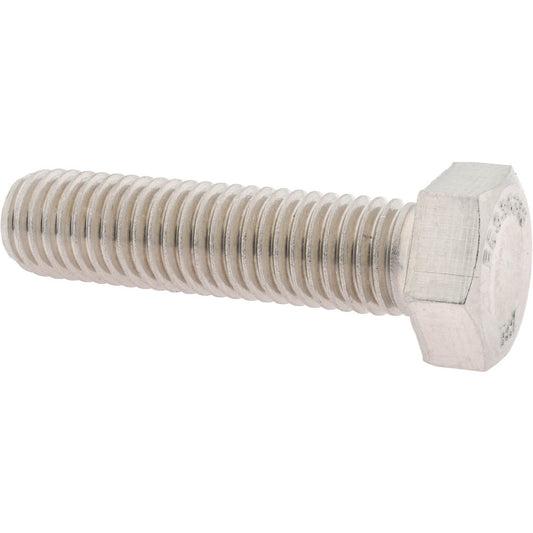 Value Collection 3827 Hex Head Cap Screw 5/8-11, 2-1/2" Length Under Head, Grade 316 Stainless Steel, Bright/Uncoated Finish