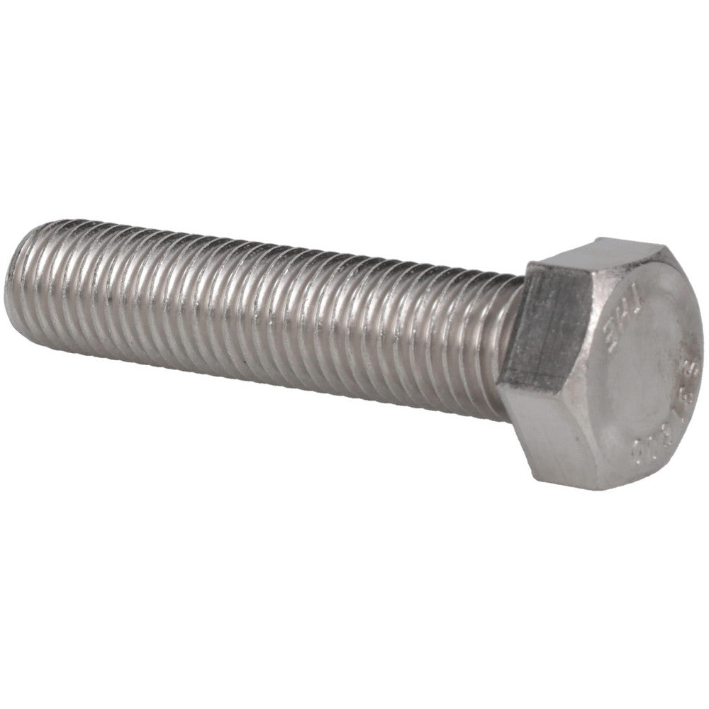 Value Collection R56000256 Hex Head Cap Screw 3/4-10, 3-1/2" Length Under Head, Grade 316 Stainless Steel, Bright/Uncoated Finish