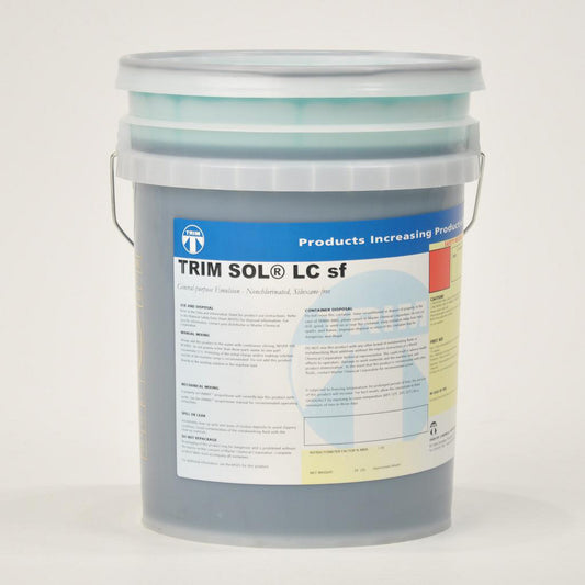 Master Fluid Solutions SOLLCSF-5G TRIM SOL® LC sf, General-Purpose Emulsion, Nonchlorinated, Siloxane Free, 5 gal Pail