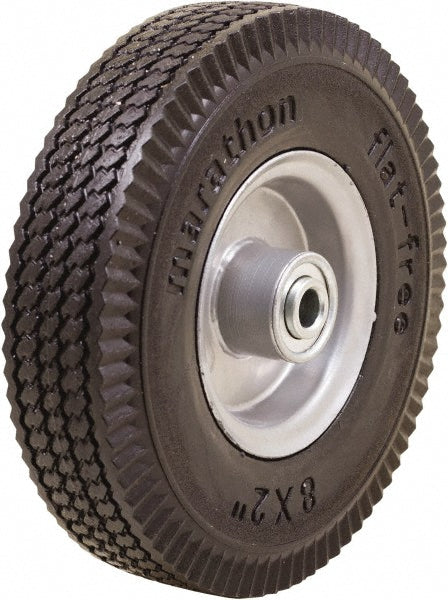 Marathon Industries 33102 2" Wide x 8" High x 2" Deep Sawtooth Flat Free Hand Truck Tire