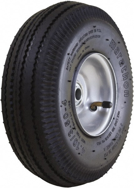 Marathon Industries 20010 3-19/64" Wide x 10-1/2" High x 4" Deep Sawtooth Pneumatic Hand Truck Tire
