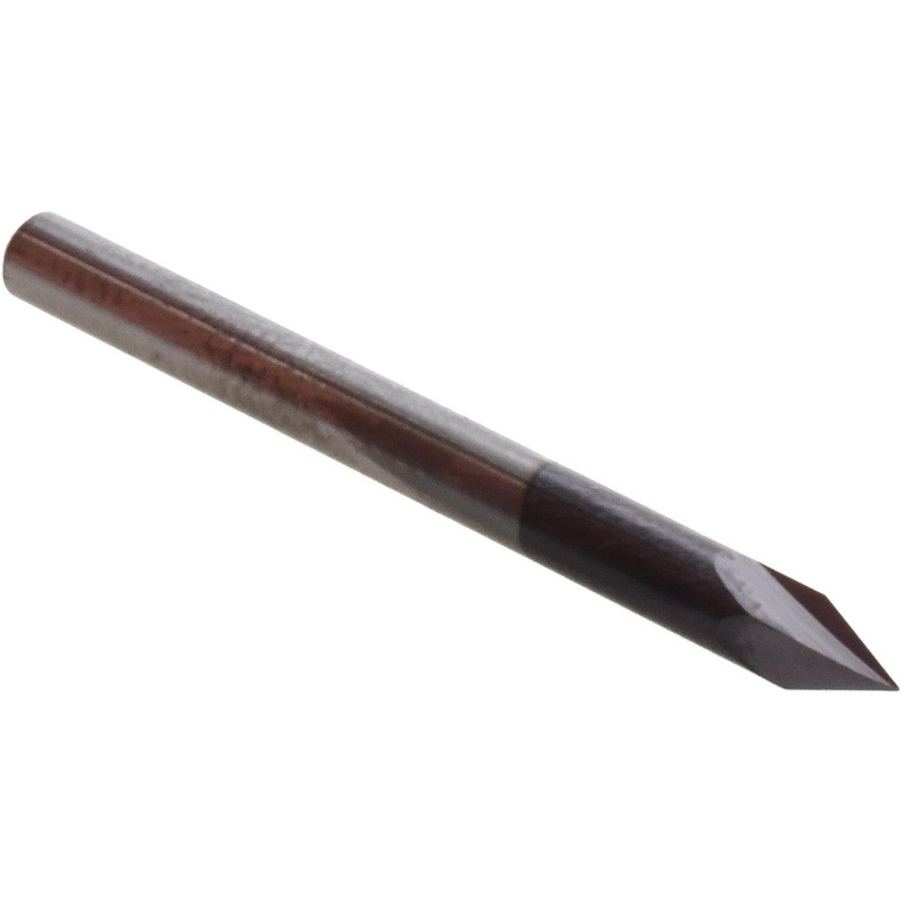 Harvey Tool 987408-C3 Engraving Cutter 45 &deg, 1/8" Dia, Pointed, Solid Carbide