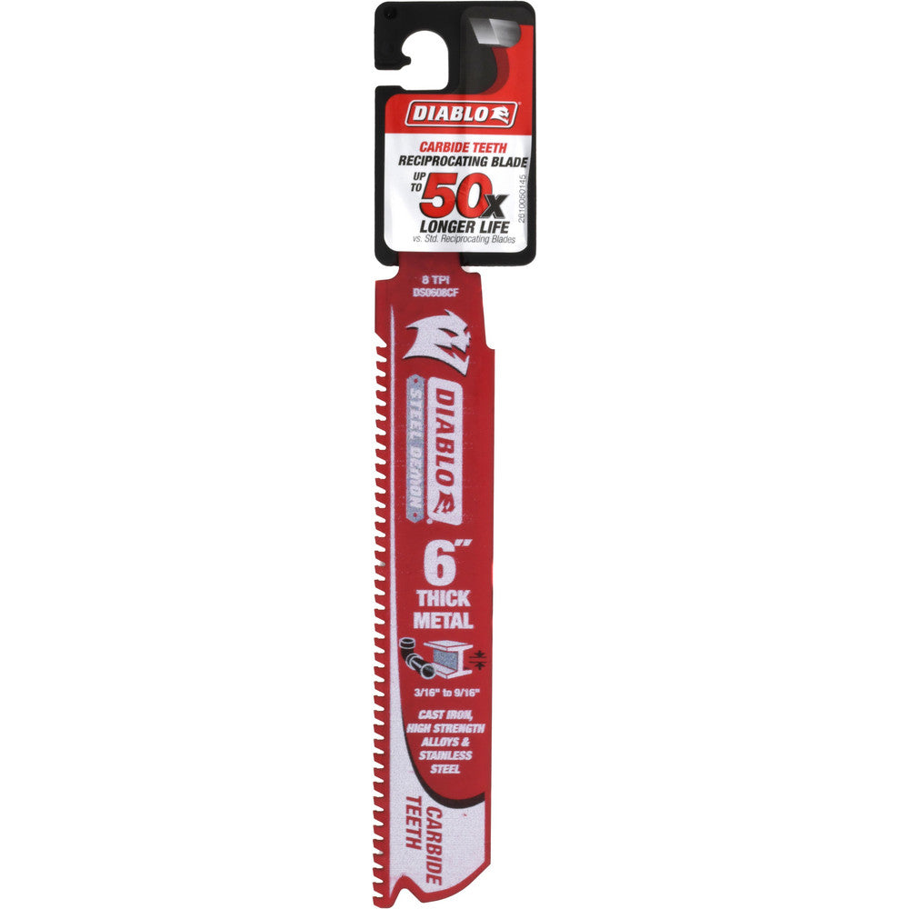 DIABLO DS0608CF Reciprocating Saw Blade Solid Carbide
