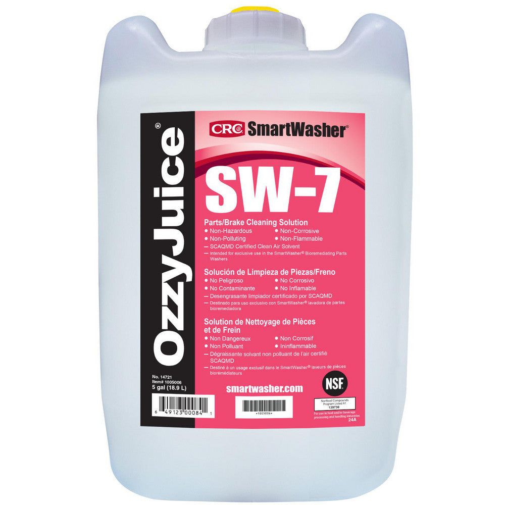 CRC 1005006 OzzyJuice SW-7 5 Gal Jug Parts Washer Fluid