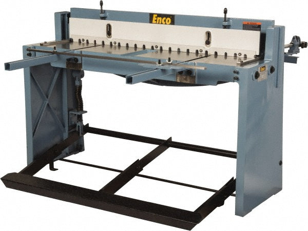 Enco 372002Q01151320 Manual Floor Shear 52" Shear Length, 16 ga Mild Steel