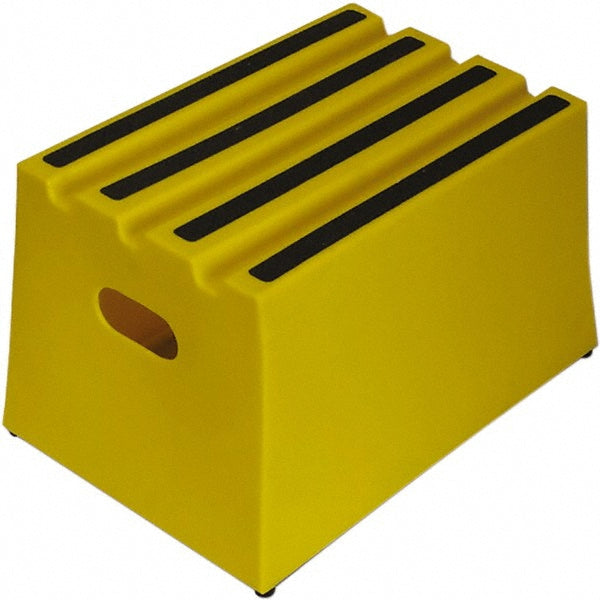 Diversified Plastics ST18-14 Step Stand Stool 1 Step, Plastic, Yellow
