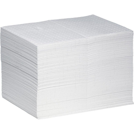 New Pig MAT460 Pads, Rolls & Mats Product Type Pad  Application Oil Only  Overall Length (Inch) 20in  Width (Decimal Inch - 4 Decimals) 15.0000  Material Polypropylene  Fluids Absorbed Oil Fuel Oil Based Liquids
