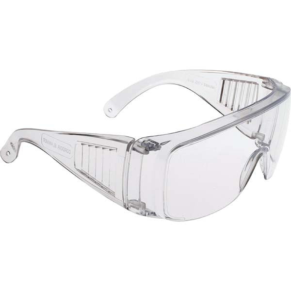 Cordova EC10S Safety Glasses Uncoated, Polycarbonate, Clear Lenses, Full-Framed