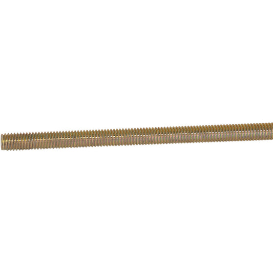 All America Threaded Products 07096 General-Purpose Threaded Rod 3/8-16, 6' OAL, Alloy Steel, Yellow Zinc Finish
