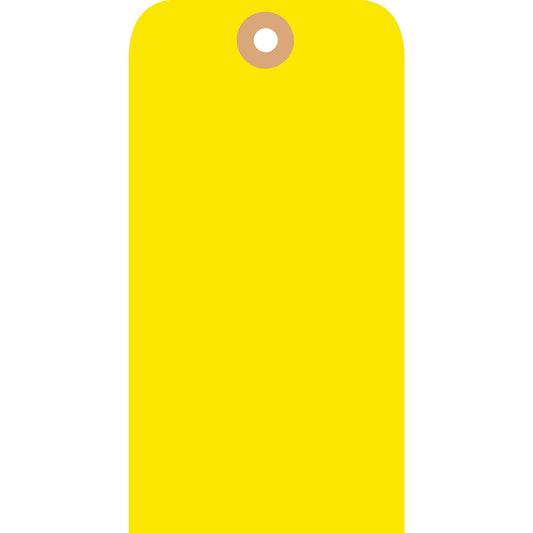 AccuformNMC BPT4Y Blank Tag Rectangle, 2-1/8" High, 4-1/4" Wide, Synthetic Paper, "Blank"