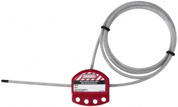 AccuformNMC CABLO 6' Cable Length, 4 Lockout Points, Cable Lockout