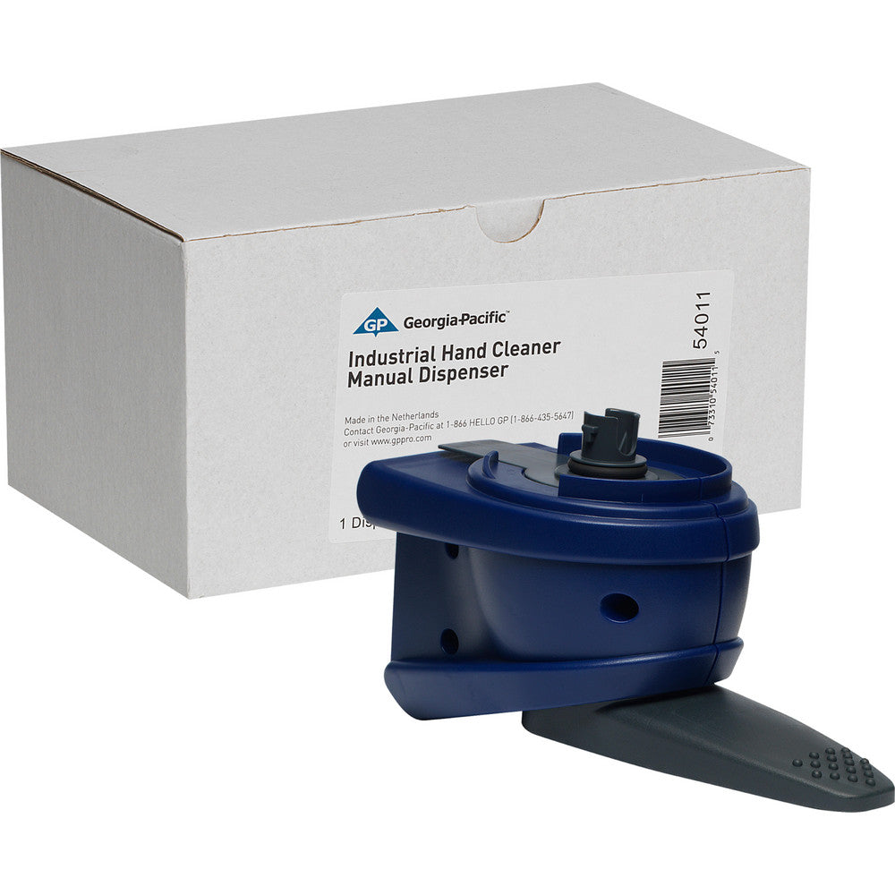 Georgia Pacific 54011 Georgia-Pacific Manual Industrial Hand Cleaner Dispenser, Blue