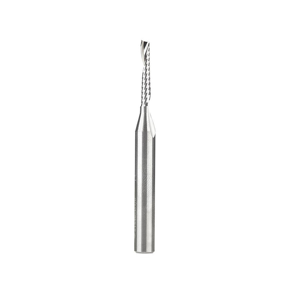 Amana Tool 51446 Spiral Router Bit 0.125" Dia, 0.75" LOC, 1/4" Shank Dia, Upcut