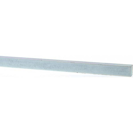 Value Collection KP25955 Undersized Key Stock 1/2" High, 1/2" Wide, 36" Long, Cold Drawn Steel, Zinc-Plated