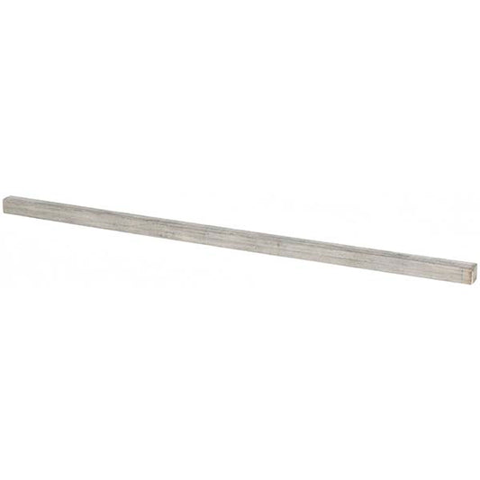 Value Collection KP1913 Undersized Key Stock 3/8" High, 3/8" Wide, 12" Long, 18-8 Stainless Steel
