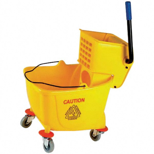Value Collection MBW35Y-SP 35 Qt Plastic Bucket & Wringer