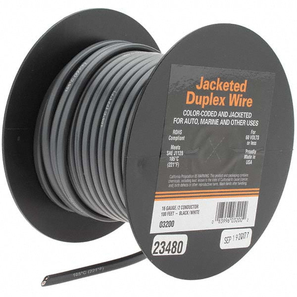 EastPenn 23480 16 AWG, 100' OAL, Hook Up Wire