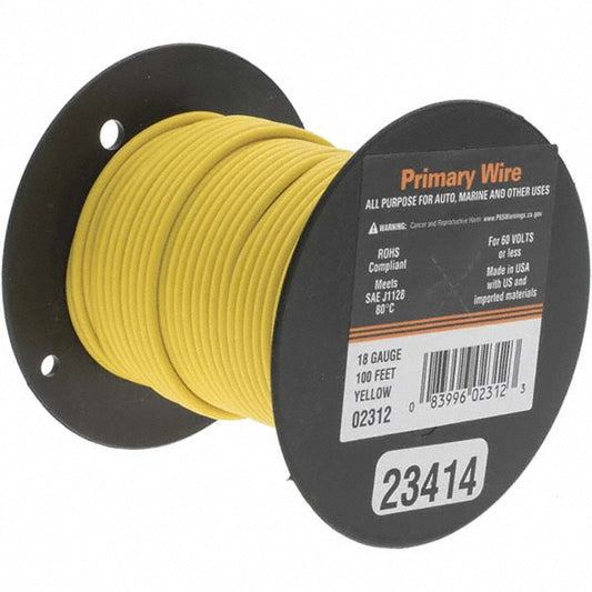 EastPenn 23414 18 AWG Automotive Plastic Insulated, Single Conductor Wire