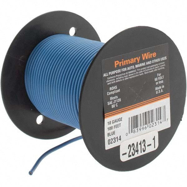 EastPenn -23413-1 18 AWG, 100' OAL, Hook Up Wire