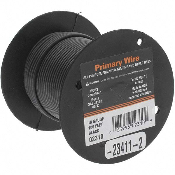 EastPenn -23411-2 18 AWG Automotive Plastic Insulated, Single Conductor Wire