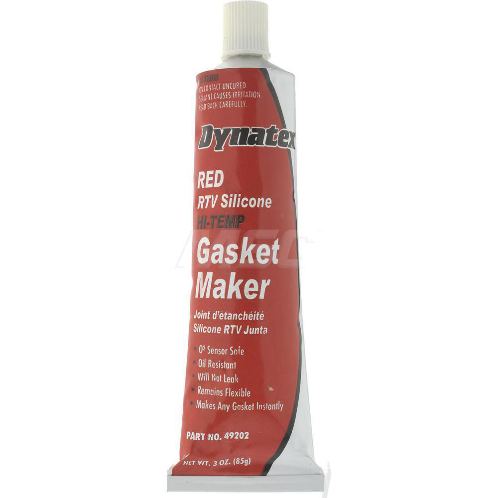 Accumetric, Inc. 143332 Sealant 3 oz Tube, Red, RTV Silicone