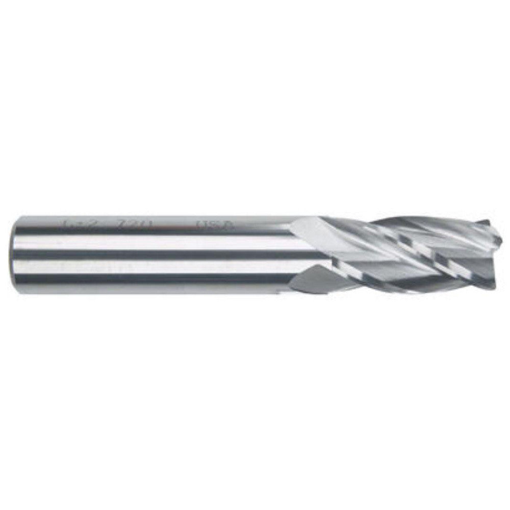 Value Collection MT3290796 Square End Mill 3/8" Dia, 1" LOC, 4 Flutes, Solid Carbide