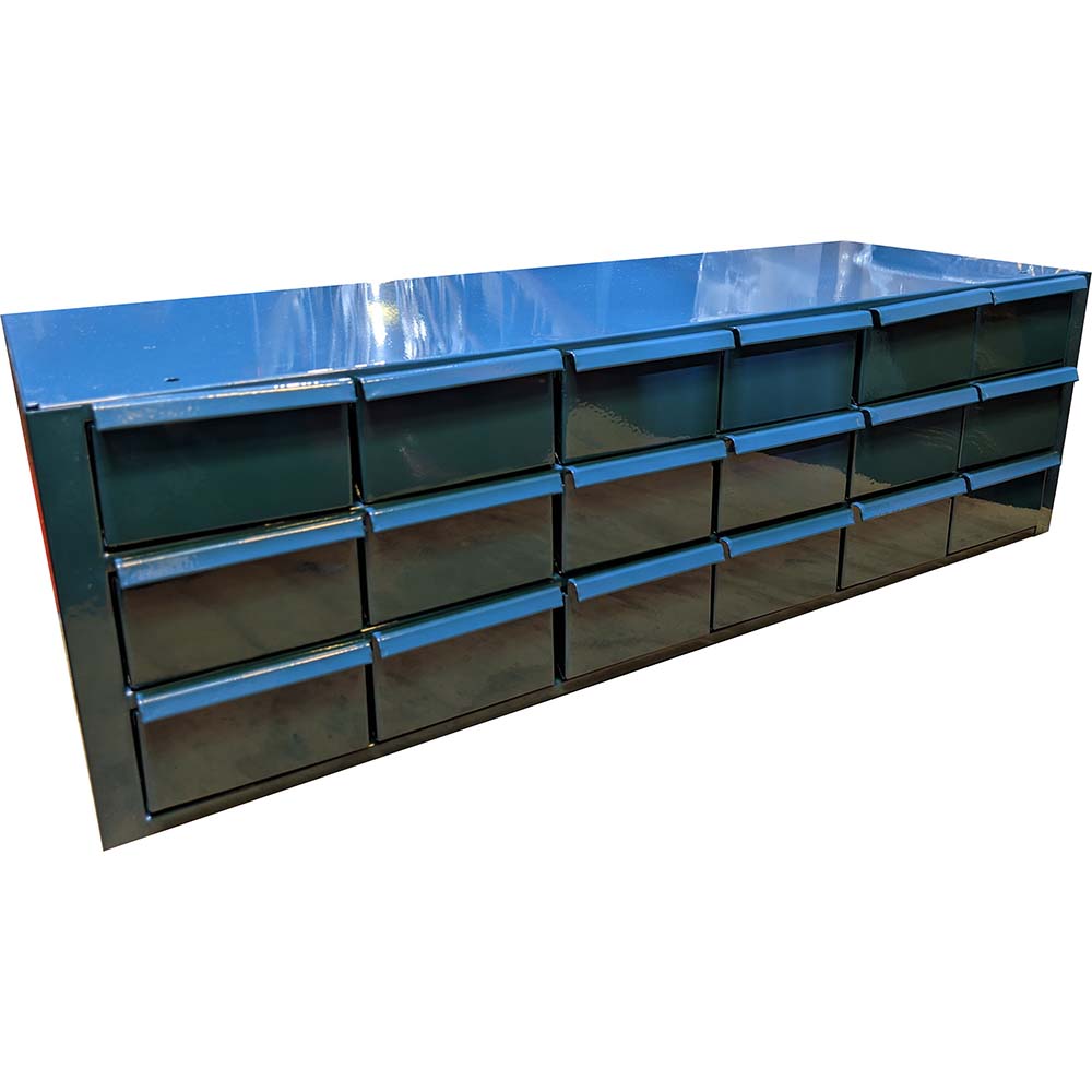 Durham 005-04 18 Drawer, Small Parts Drawer Cabinet