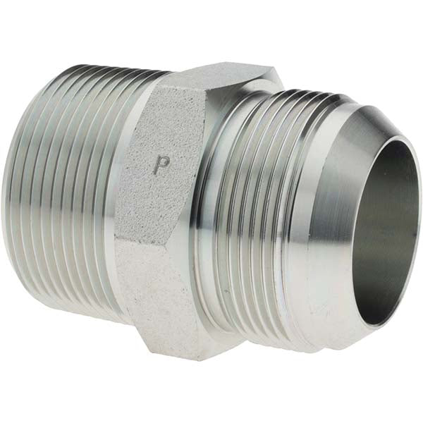 Parker BD-24 FTX-S-1 Steel Flared Tube Connector 1-1/2" Tube OD, 1-1/2 Thread, 37 &deg Flared Angle