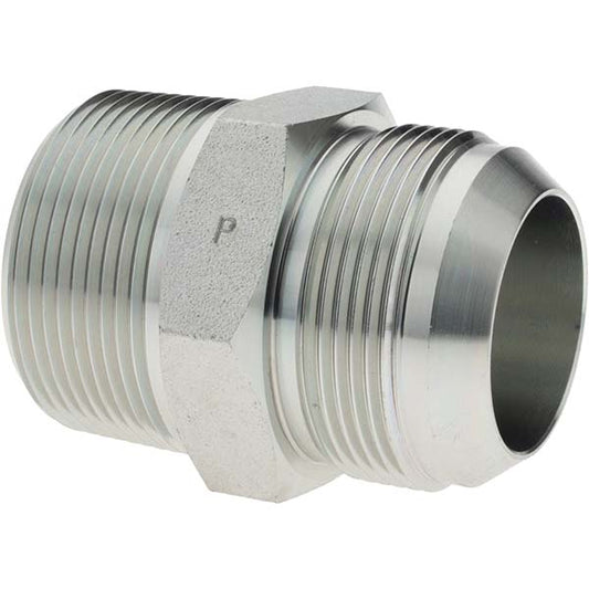 Parker BD-24 FTX-S-1 Steel Flared Tube Connector 1-1/2" Tube OD, 1-1/2 Thread, 37 &deg Flared Angle