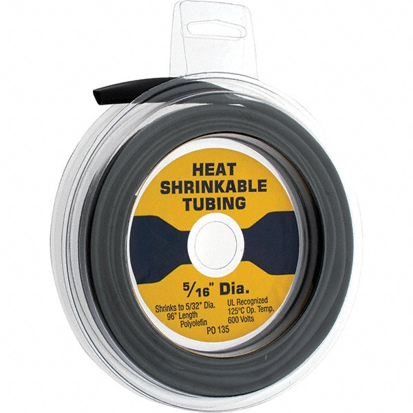 Import 28107 Heat-Shrink & Cold-Shrink Sleeve 5/16" ID Before Shrinking, 0.156" ID After Shrinking, 8' OAL