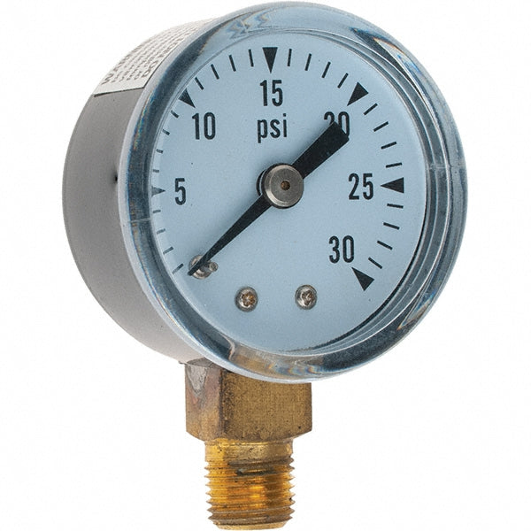 Value Collection 729251 Pressure Gauge 1-1/2" Dial, 1/8" Thread, Lower Mount