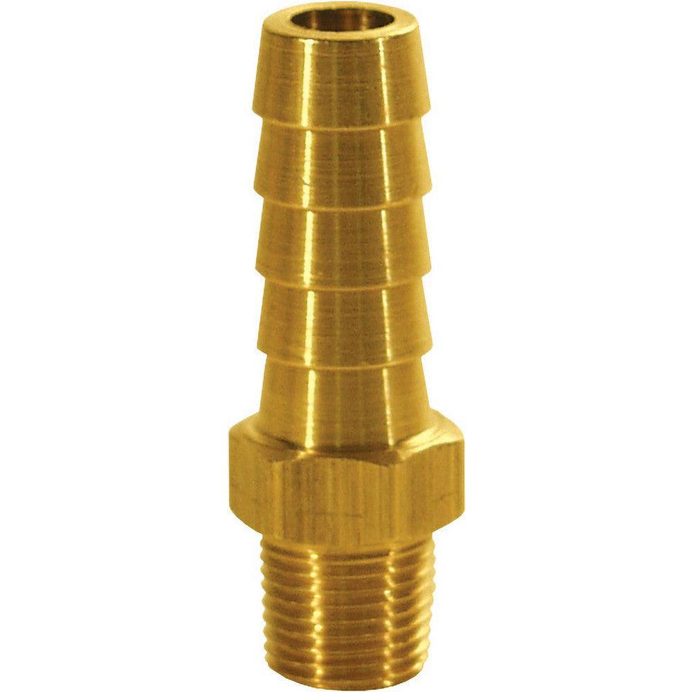 Dixon Valve & Coupling 1020604C Barbed Hose Fittings Fitting Type Male Hose Barb  Material Brass  Thread Standard NPTF  Thread Size 1/4  End Connection Hose Barb x Male NPT  Hose Inside Diameter (Inch) 3/8