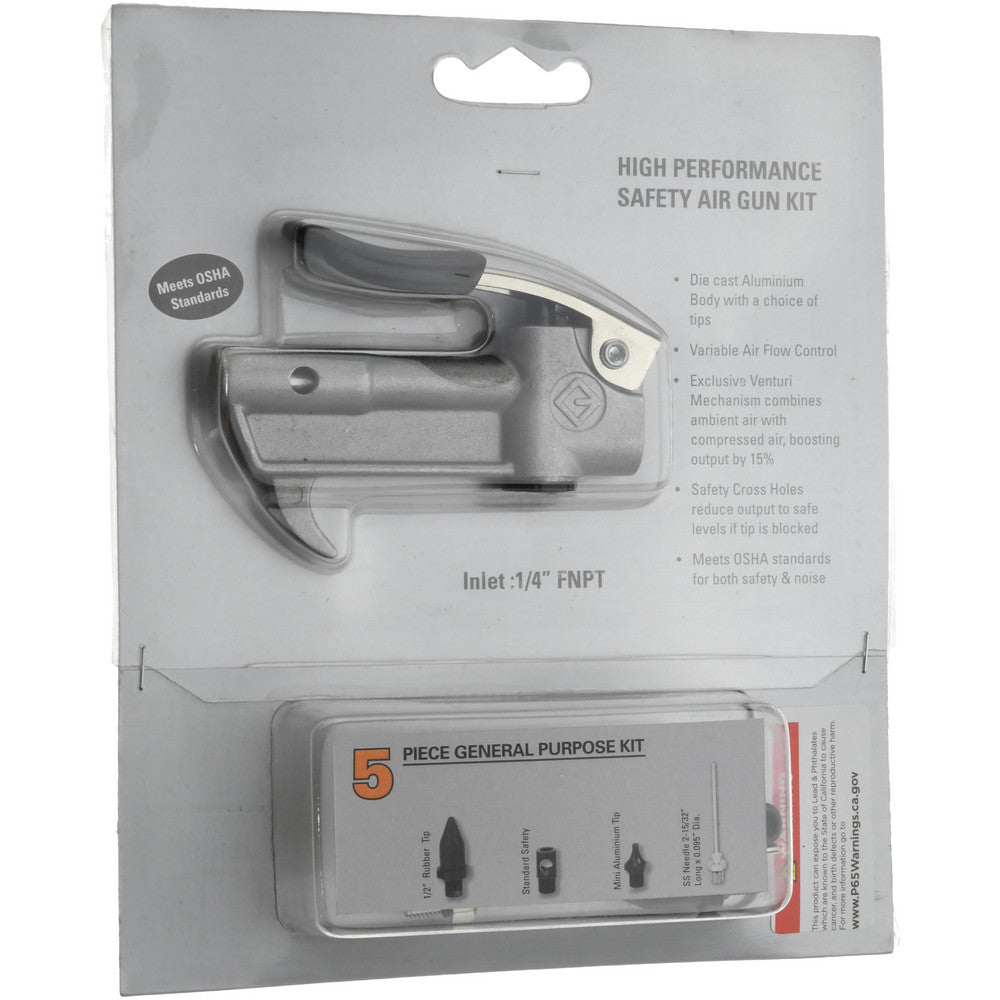 Value Collection 4010951020 5 Piece Aluminum Body Air Gun Kit