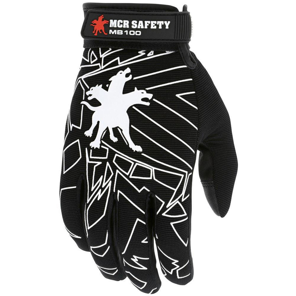 MCR Safety MB100L Work Gloves Memphis® MB100, Size Large, Synthetic Leather Lined, Synthetic Leather, Mechanic's & Lifting