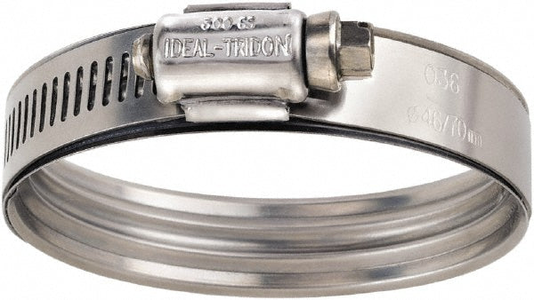 Ideal Tridon 360030040051 Hybrid Smart Clamp 2.3125 to 2.8125" Hose, 9/16" Wide, Stainless Steel
