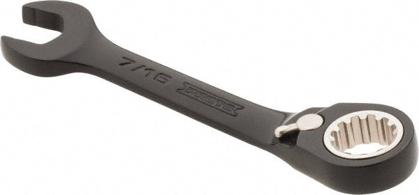 Proto JSCV14S Combination Wrench 7/16" Head Size, 15 deg Offset