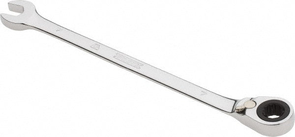 Proto JSCVM07T Combination Wrench 7.00 mm Head Size, 15 deg Offset