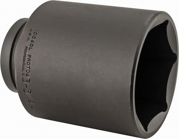 Proto J10060L Impact Socket 1" Drive, 3-3/4" Socket, Hex Drive