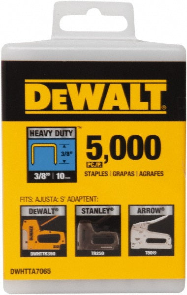 DeWALT DWHTTA7065 Steel Heavy-Duty Staple 13/32" Leg Length
