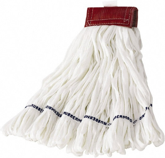 Rubbermaid FGT25600WH00 Wet Mop Loop Clamp Jaw, Large, White Mop, Blended Fiber