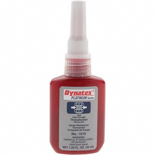 Barnes Distribution BD1515 Threadlocker Red, Liquid, 35 mL, Bottle