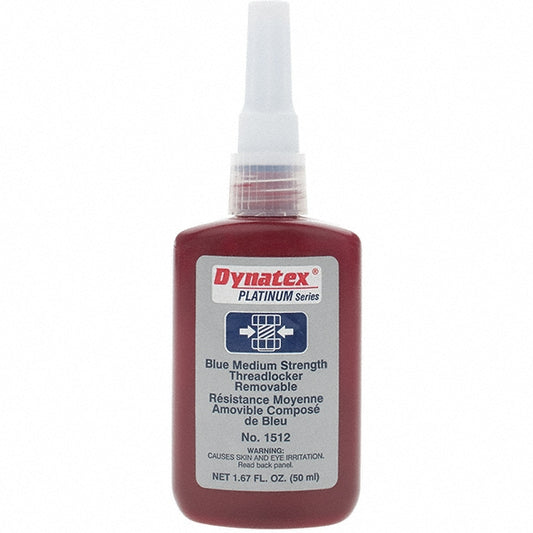 Barnes Distribution BD1512 Threadlocker Blue, Liquid, 50 mL, Bottle